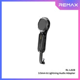 REMAX - RL-LA08 Finger Loop 3.5mm & Lightning Audio Adapter - Black